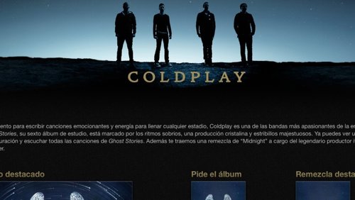 El nuevo disco de Coldplay, Ghost Stories