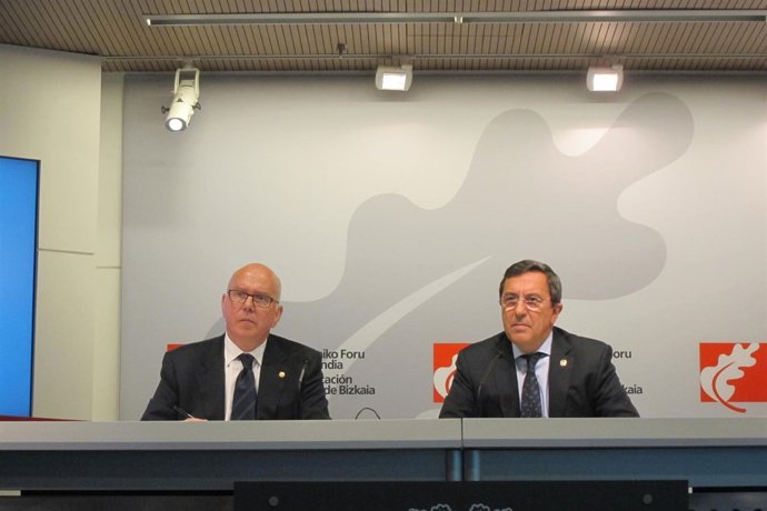 José Luis Bilbao y José María Iruarrizaga (Diputación de Bizkaia)