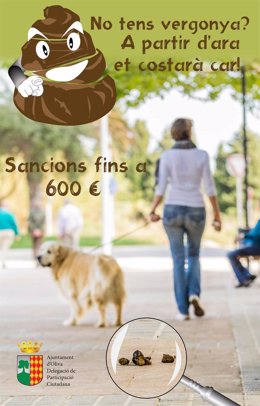 Campaña de recogida de excrementos caninos en Oliva. 