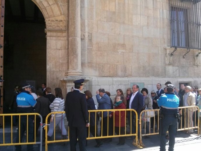 Capilla ardiente Isabel Carrasco