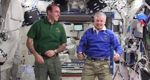 Los astronautas Rick Mastracchio y Steve Swanson regresaron a Tierra