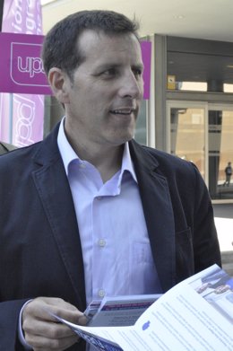 El candidato europeo de UPyD Carlos Aparicio.