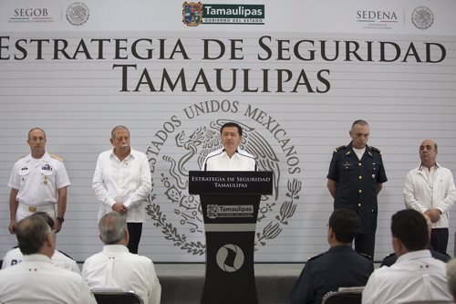 Miguel Angel Osorio Chong presenta estrategia de seguridad en T amaulipas