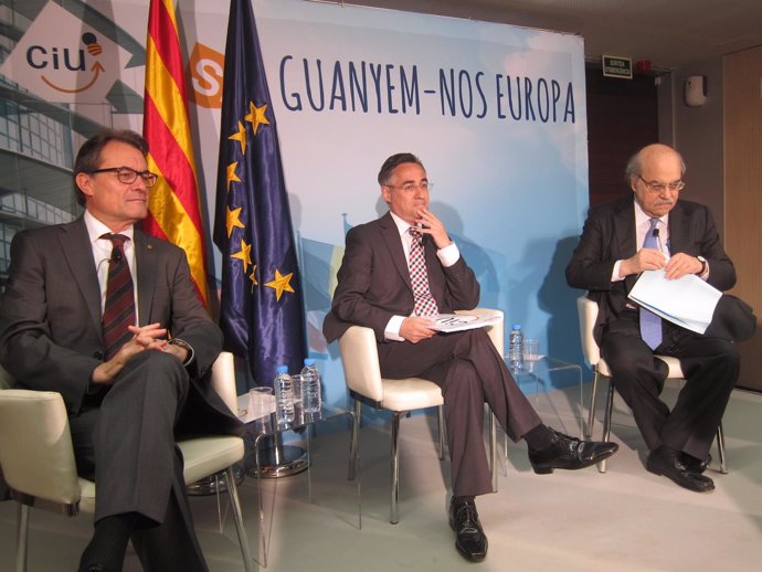 Artur Mas, R.Tremosa y A.Mas-Colell