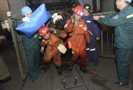 Rescate en una mina en China