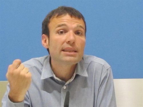 El concejal de IU, Pablo Muñoz