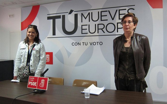 Lozano (I) y Elvira Vicente (D)