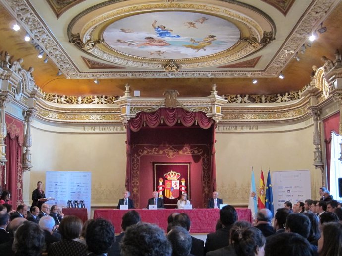 Acto de entrega de los premios Galicia Segura de Inade