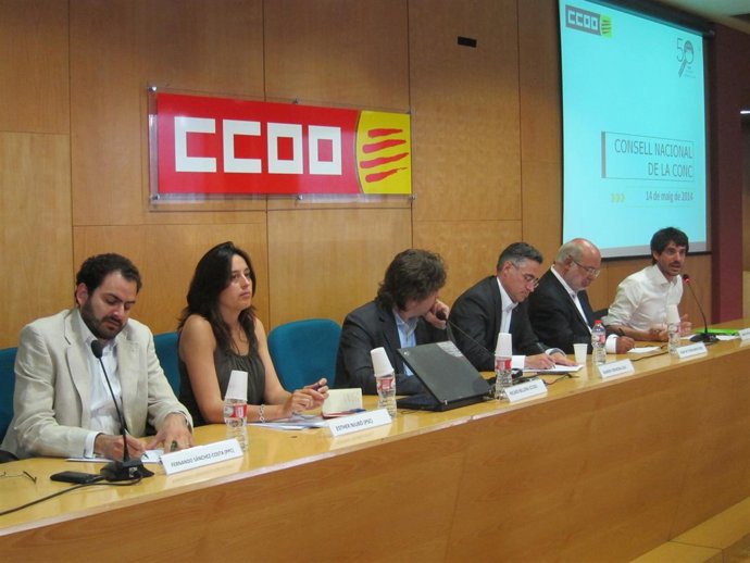 Debate de partidos sobre elecciones europeas en la sede de CC.OO.