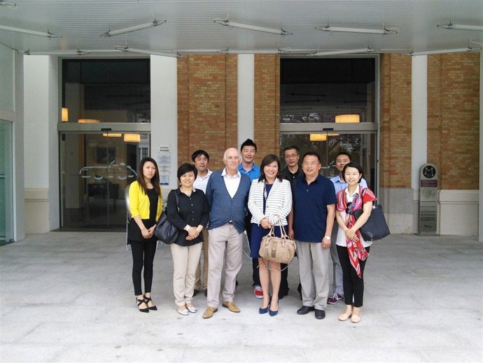 Un grupo de agentes de viajes de China en Málaga turismo visita inspección chen 
