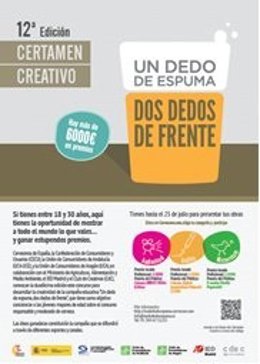 Cerveceros de España. Certamen creativo ‘Un dedo espuma, dos dedos de frente’