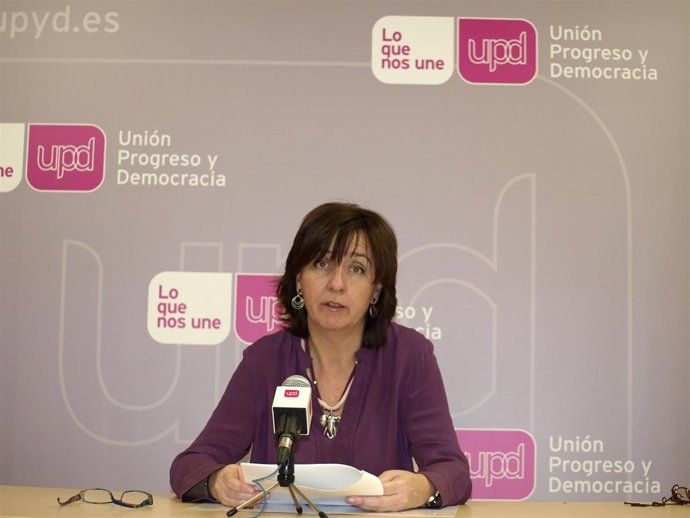 La responsable de UPyD, Fuensanta Máximo