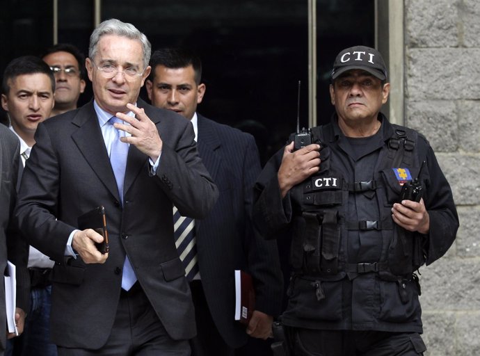 El ex presidente colombiano Álvaro Uribe