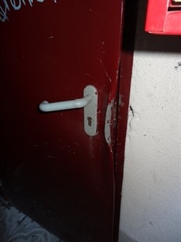 Destrozos en las viviendas