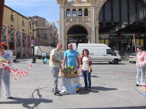 La Izquierda Plural a favor de los productos agroecológicos.