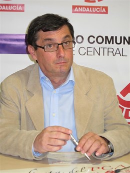 El portavoz de Izquierda Plural y secretario general del PCE, José Luis Centella