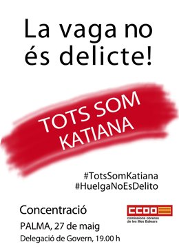 Campaña defensa de Katiana de CCOO