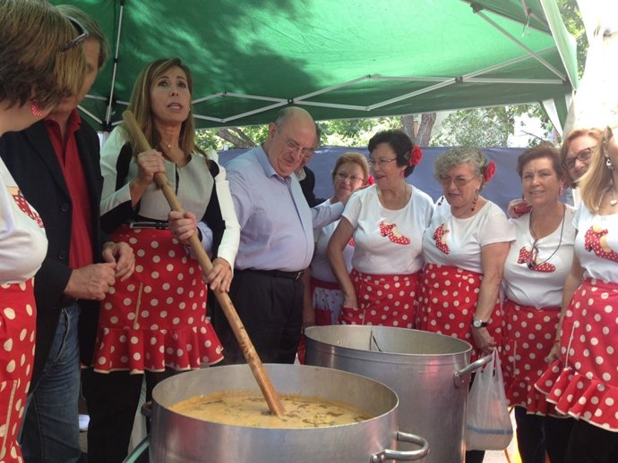 Alícia Sánchez Camacho, Santi Fisas (PP) en campaña electoral