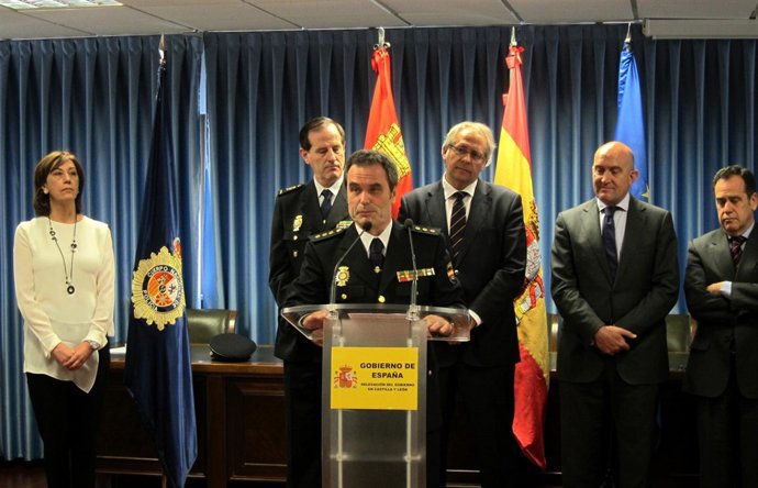 Toma de posesión de Canedo como Jefe Provincial de C.N.P.