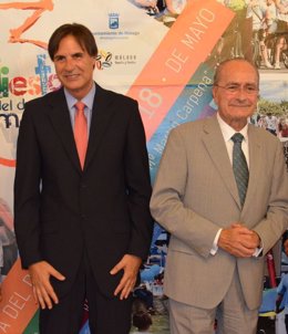 Damián Caneda y Fransico de la Torre alcalde concejal 
