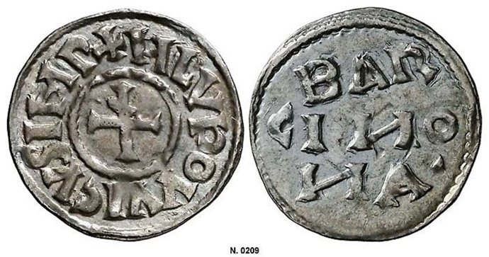 Moneda carolingia adquirida por el Ayuntamiento de Barcelona