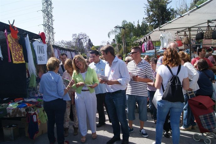 Trinidad Jiménez en la campaña del 25M