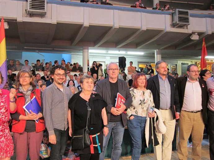 Mitin de Izquierda Plural.