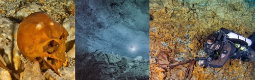 Cueva de Hoyo Negro y esqueleto Naia