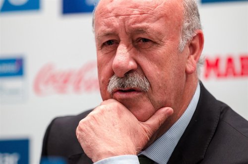 Vicente del Bosque en la presentación de su campus 2014