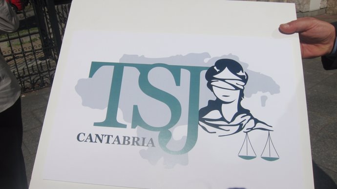Logotipo del TSJC, creado por Teresa Meaza, de la Escuela de Arte de Reocín