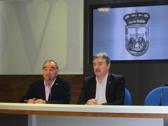 Alfredo Carreño y Amador García, grupo municipal socialista de Oviedo