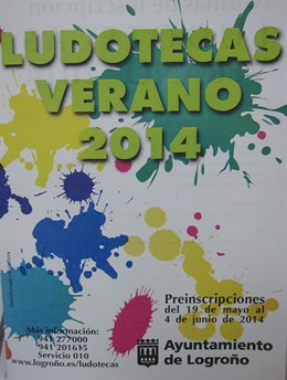 Folleto de las ludotecas de verano 2014