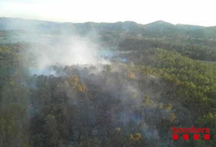 Incendio forestal de Madremanya