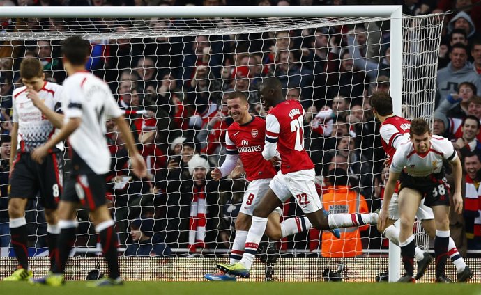 El Arsenal elimina al Liverpool en la FA Cup