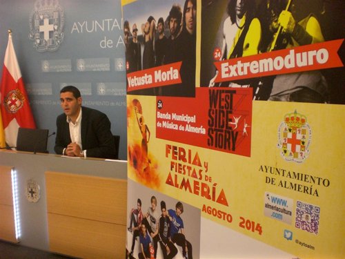 El concejal de Fiestas Mayores de Almería, Juan José Alonso (PP)