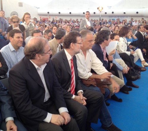 Imagen del mitin en Valladolid