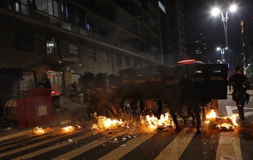 Enfrentamientos en Sao Paulo, Policía Militar
