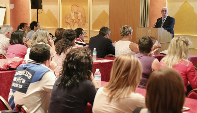 Luciano Alonso en una jornada sobre la Lomce