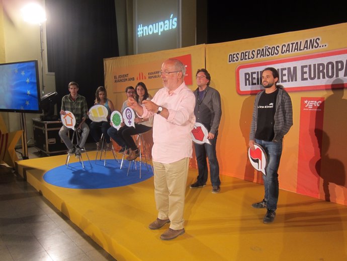 Cabeza de cartel de ERC en las elecciones europeas, Josep Maria Terricabras