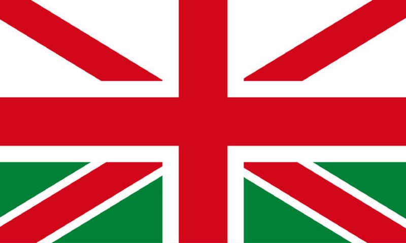 La bandera de Reino Unido tras la independencia de Escocia