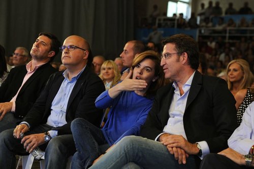 OURENSE:17/05/2014: ELECCIONES EUROPEAS: La vicepresidenta del Gobierno Soraya S