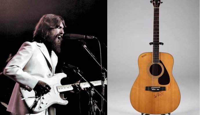 George Harrison y su gitarra vendida en 657.000 dólares