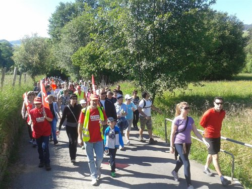 Marcha por el hospital Laredo 