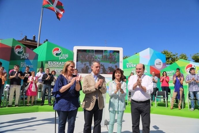 Mitin de PNV en Sopela