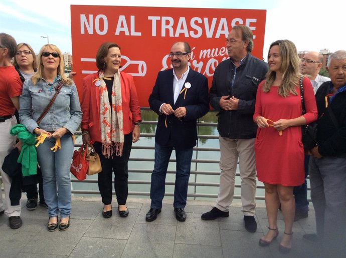 Inés Ayala, Javier Lamban y otros militantes
