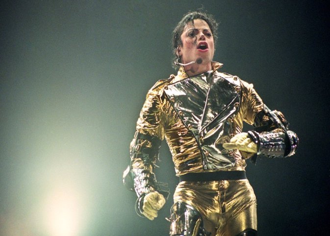  Michael Jackson Performs On Stage During 