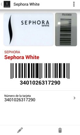 Tarjeta fidelización Vodafone
