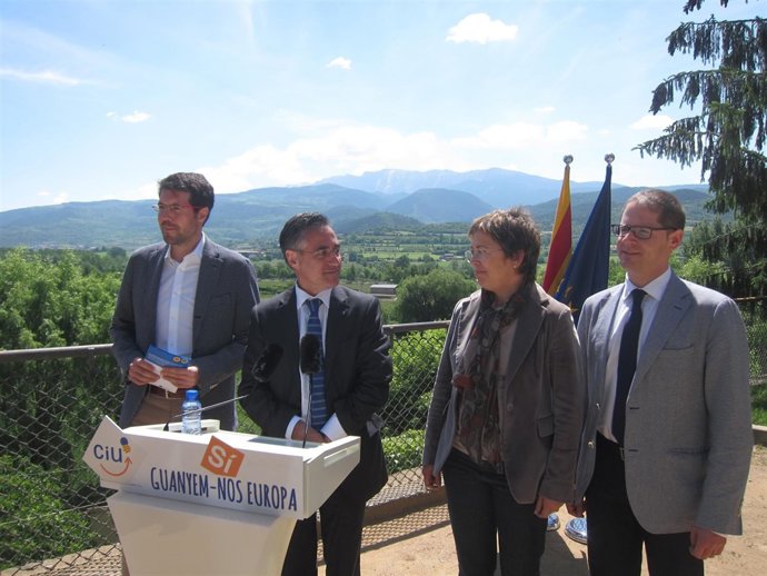 Albert Batalla, Ramon Tremosa, Mireia Canals, Pedro Morán (CiU)