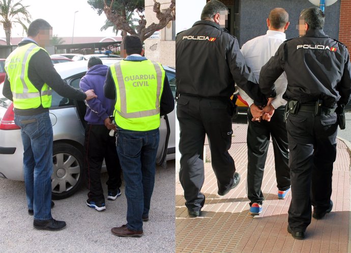 Detenidos por Guardia Civil
