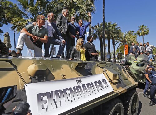 Stallone y Los Mercenarios en Cannes 